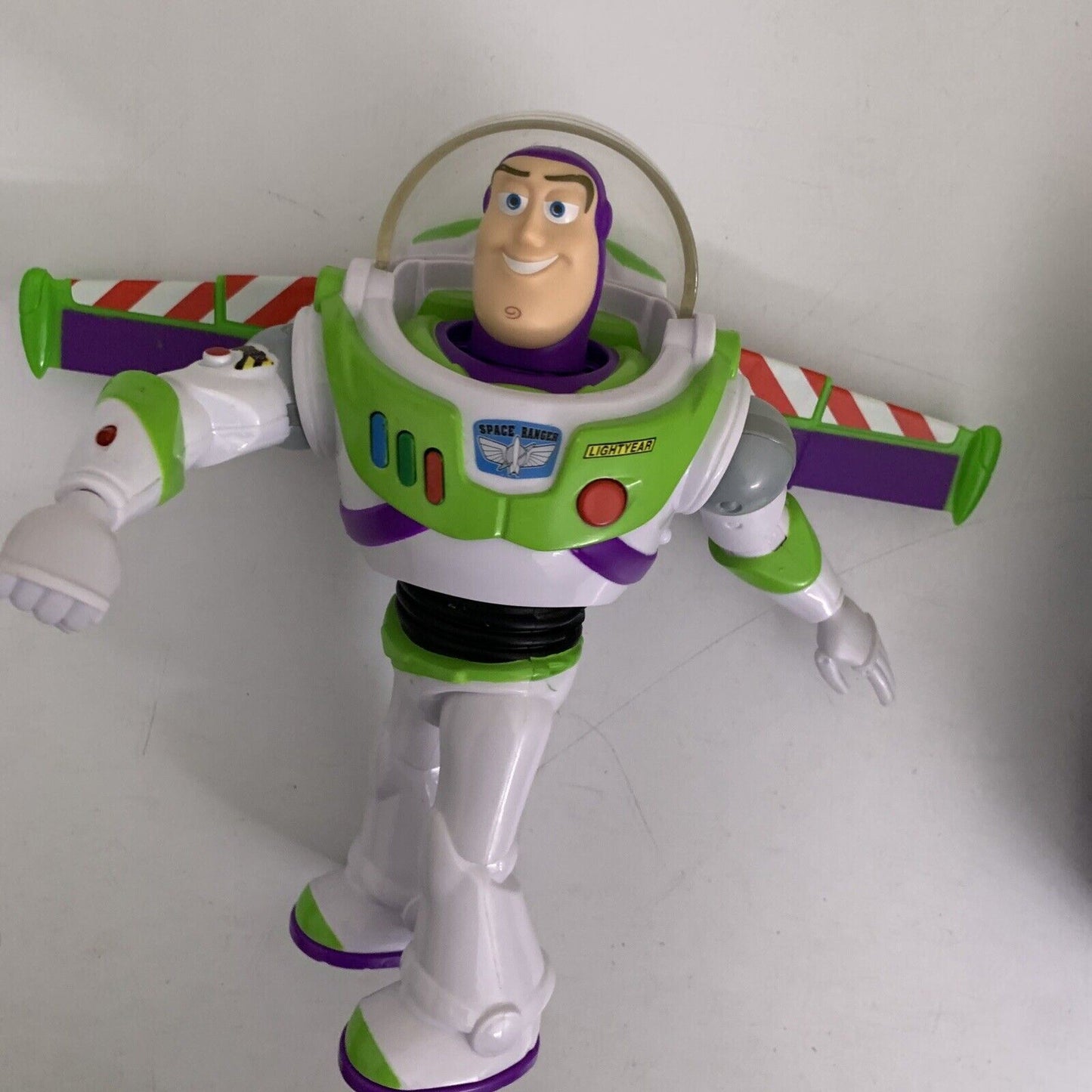 Disney Buzz Lightyear 2018 Mattel Moving Arms & Legs Talking Karate Chop + Ship