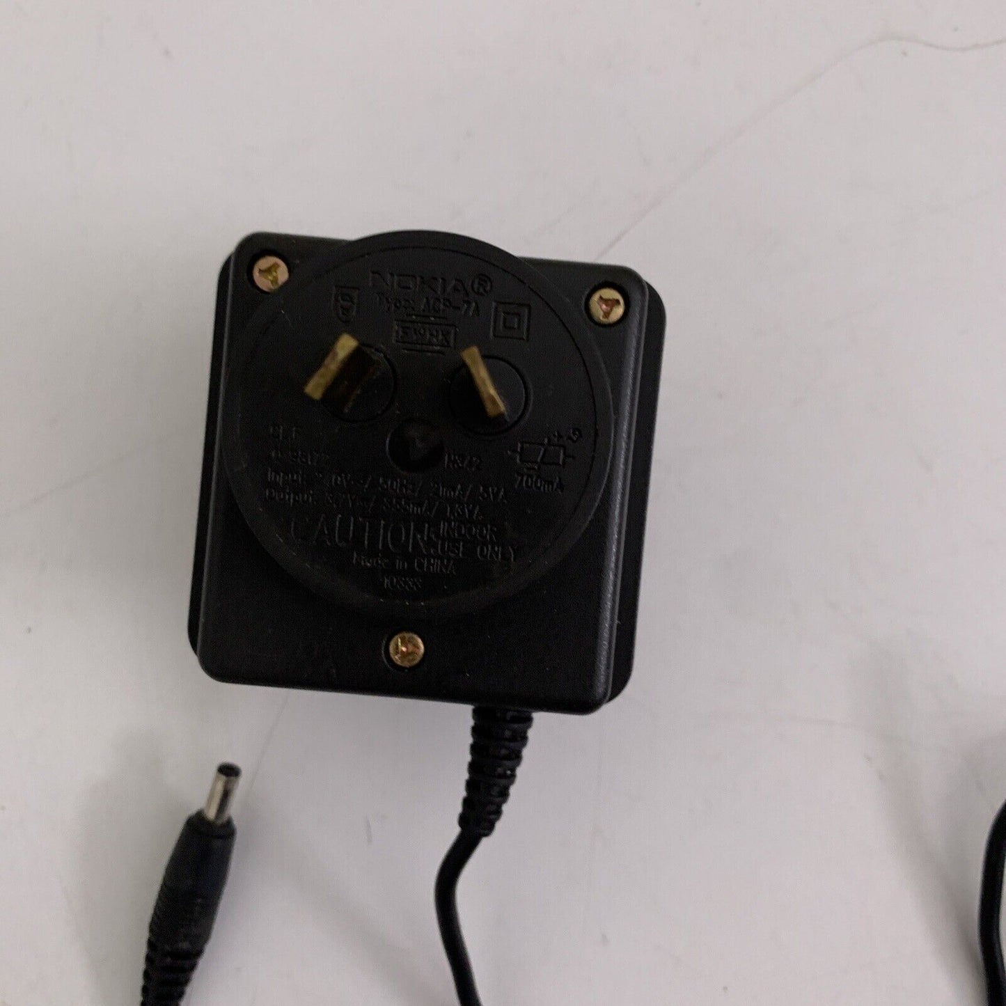 Genuine Nokia ACP-7A Mobile Phone Charger 3.7V 355mA Power Supply 3.5mm Plug