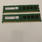 2x Micron 4GB PC3L-12800U-11-13-A1 DDR3L-1600  Desktop Memory RAM DDR3 SDRAM