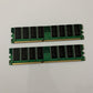2x PNY DDR 400 1GB DIMM RAM DDCA2430.A8H6M PC3200