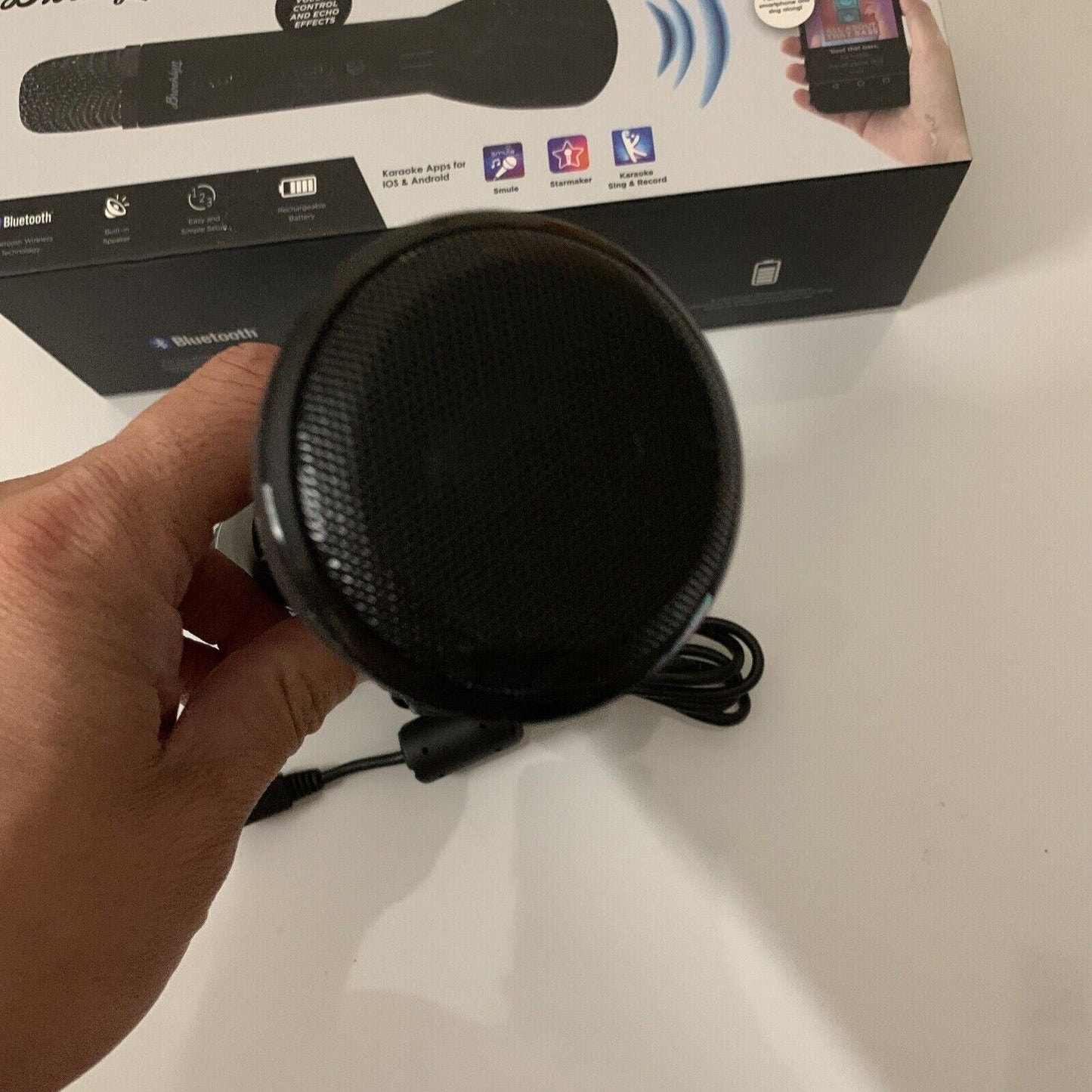 Brooklyn Wireless Karaoke Microphone Bluetooth for iOS Android