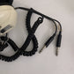 Vintage Hosiden Dynamic Stereo Headphones DH-42H-Q 2x 1/4" jack Made in Japan 8Ω