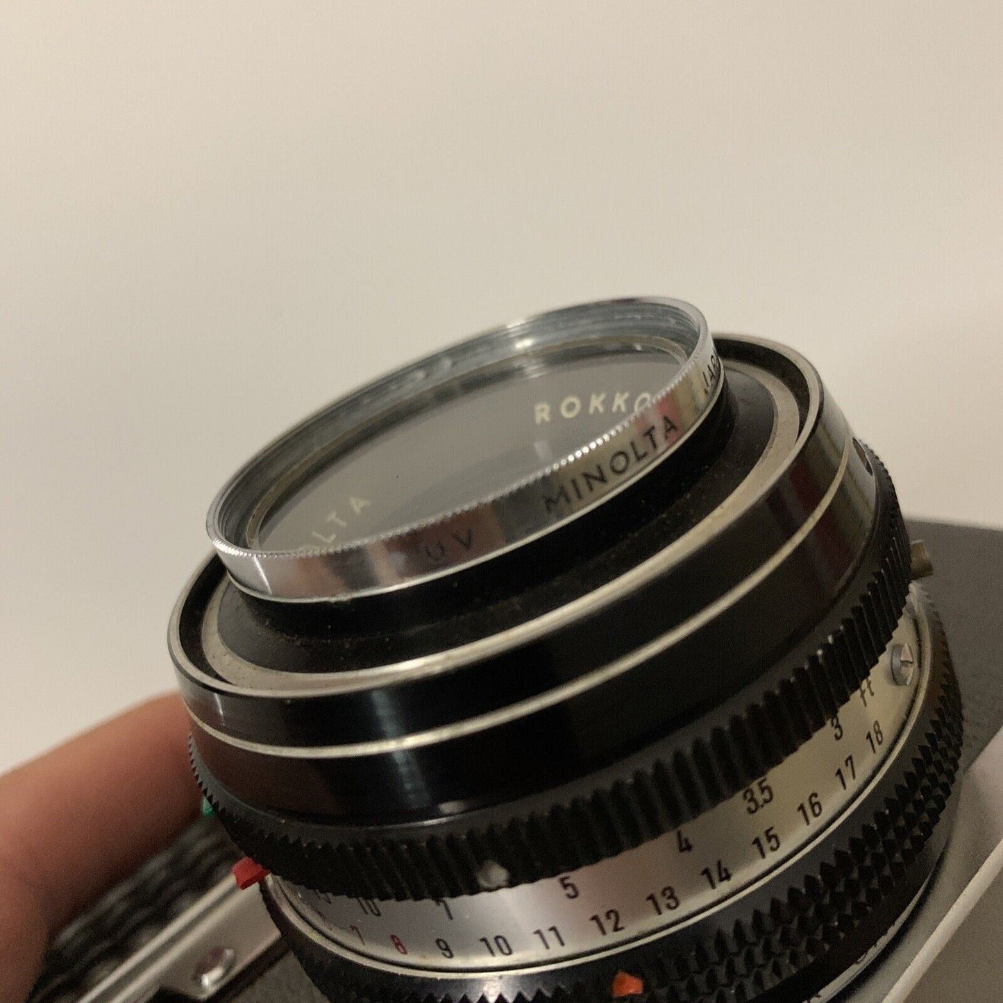 Vintage Retro MINOLTA Uniomat I Film Camera 35mm Lens Rokkor 1:2.8/45mm 1961