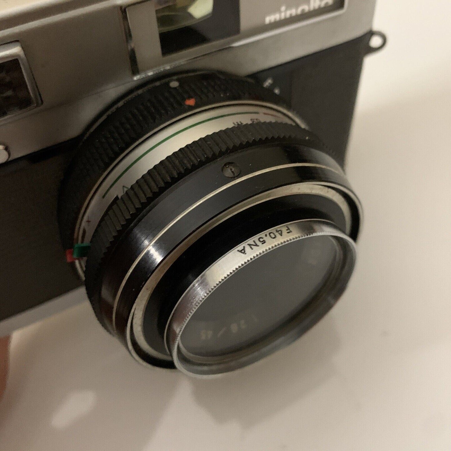 Vintage Retro MINOLTA Uniomat I Film Camera 35mm Lens Rokkor 1:2.8/45mm 1961