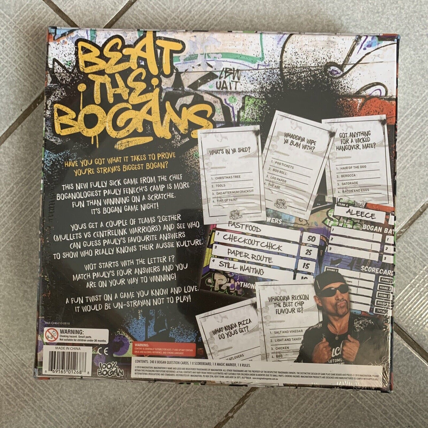 *New Sealed* Beat The Bogans Age 17+ Trivia Game 2018 Bogan Board Game