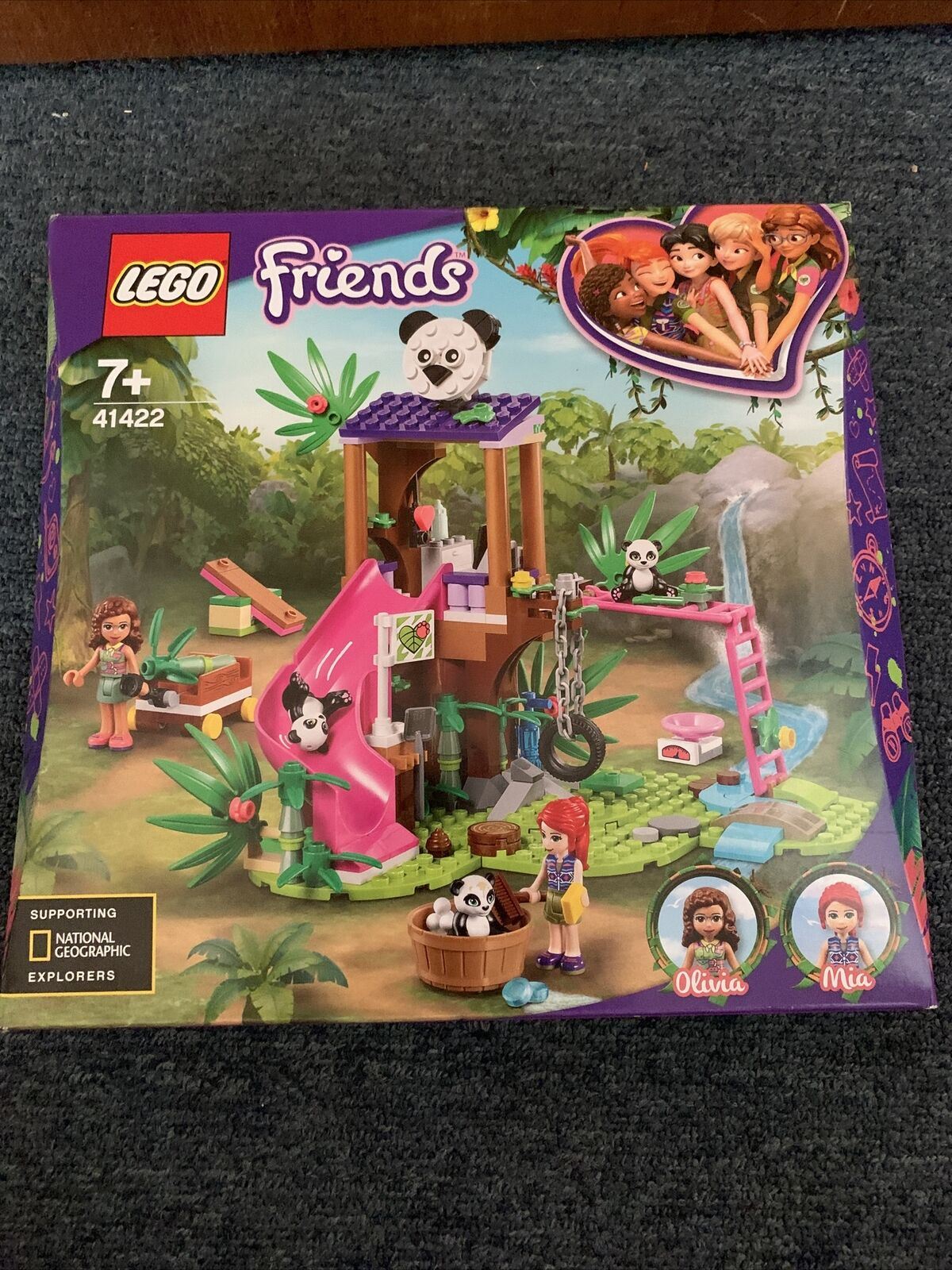 LEGO Friends Panda Jungle Tree House 41422 *Incomplete Missing Pieces Uncounted