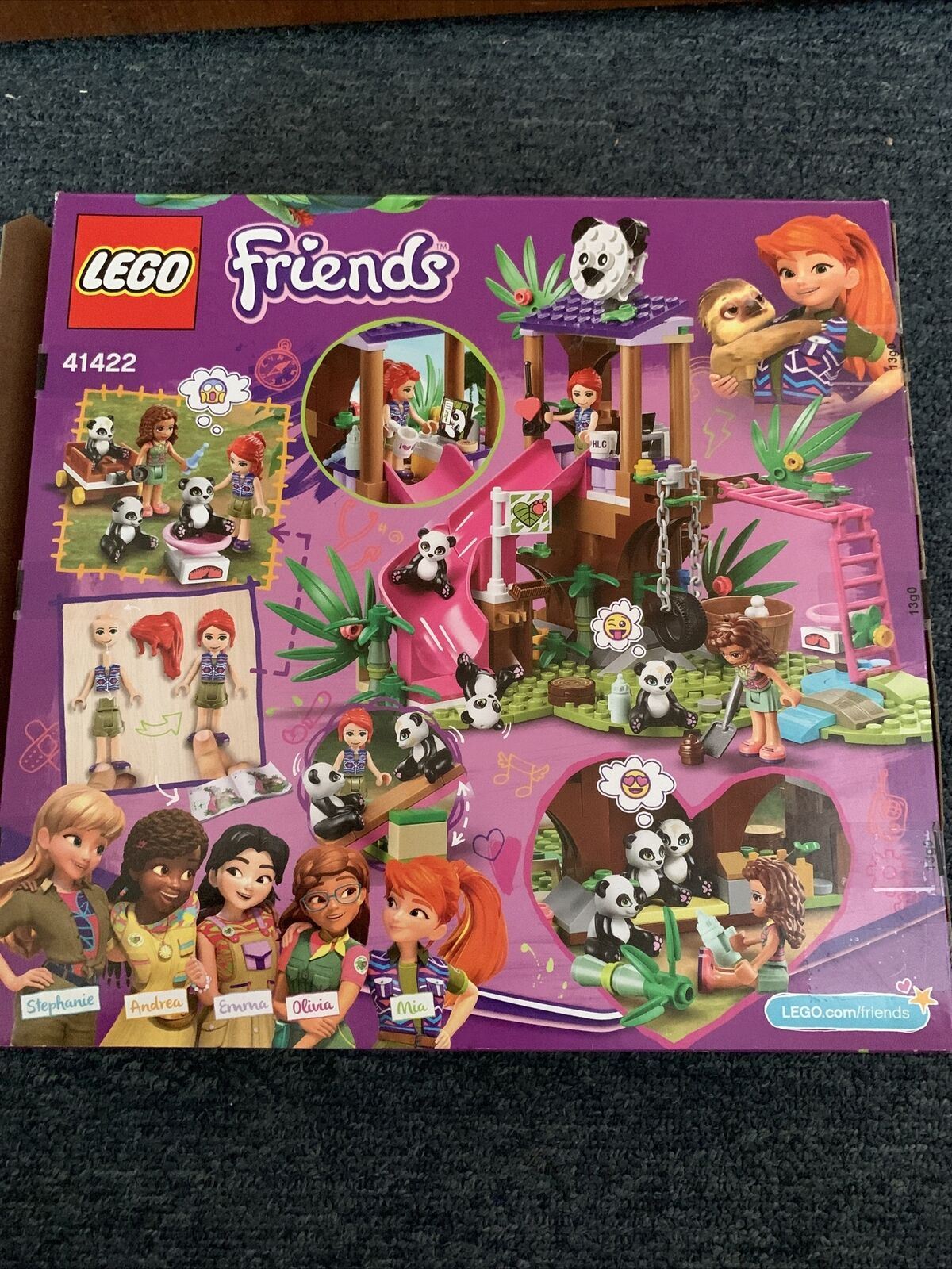 LEGO Friends Panda Jungle Tree House 41422 *Incomplete Missing Pieces Uncounted