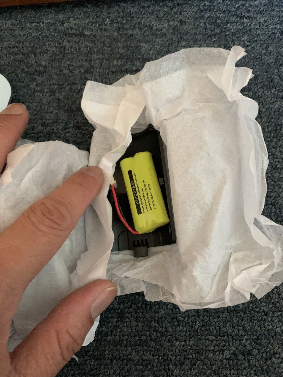 2x Telstra Long Range 12750 Cordless Phone Handset + Extension Dock Only