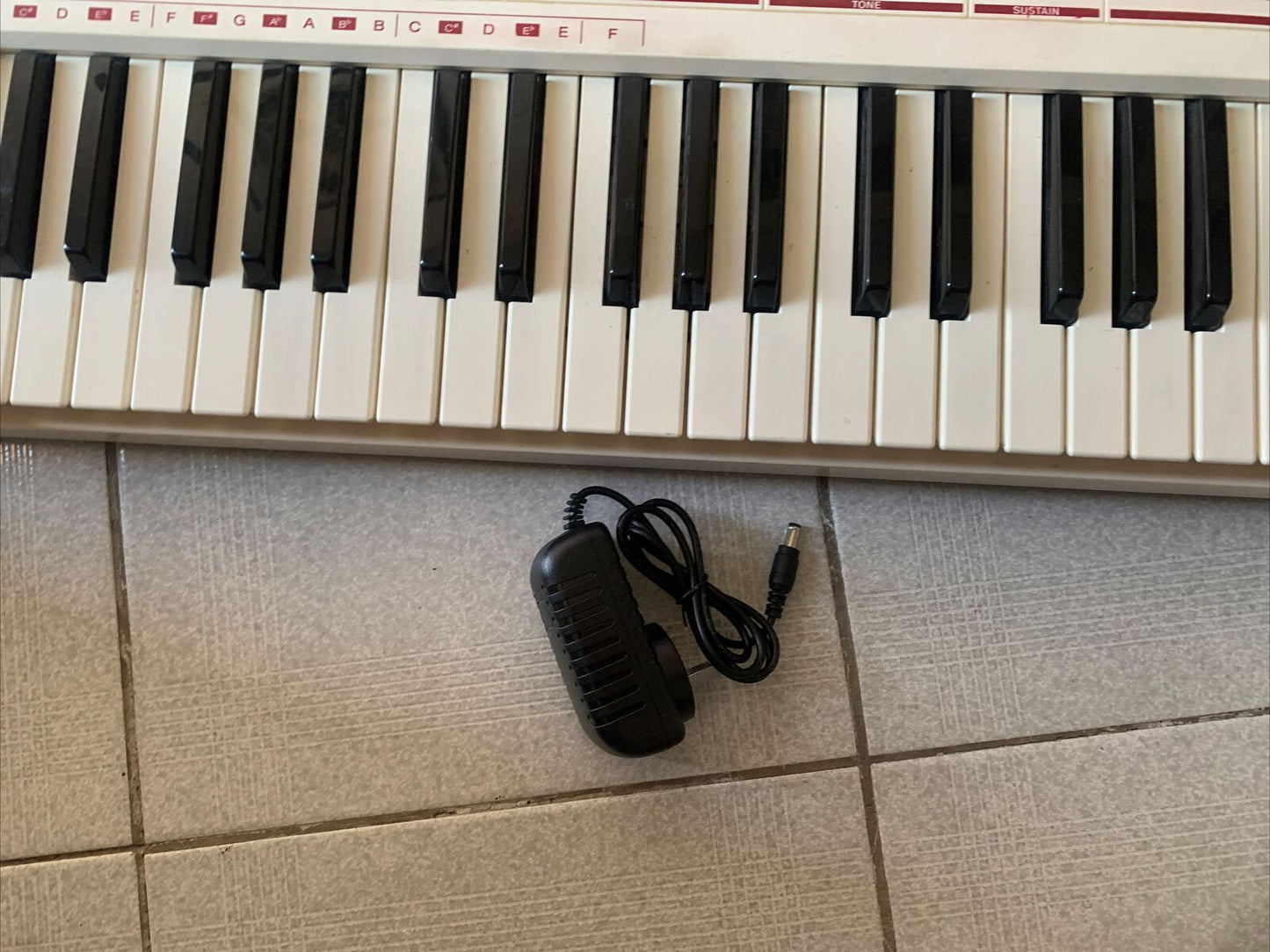 Vintage Casio Casiotone CT-102 Synthesizer Electronic Keyboard 1983 Power Supply