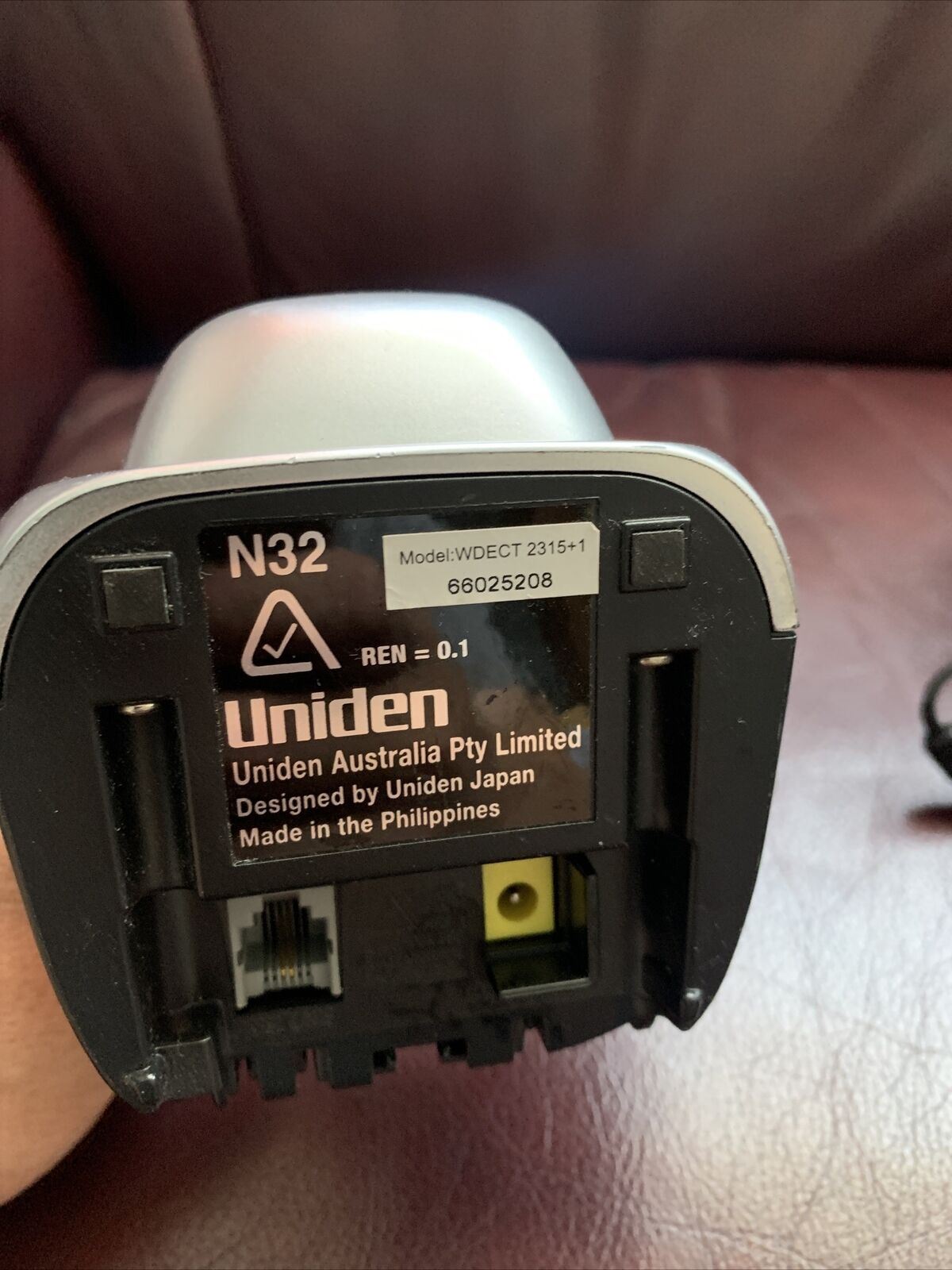 Uniden WDECT 2315+1 Base Charger & AC Adapter AAD-041S 9V  350mA