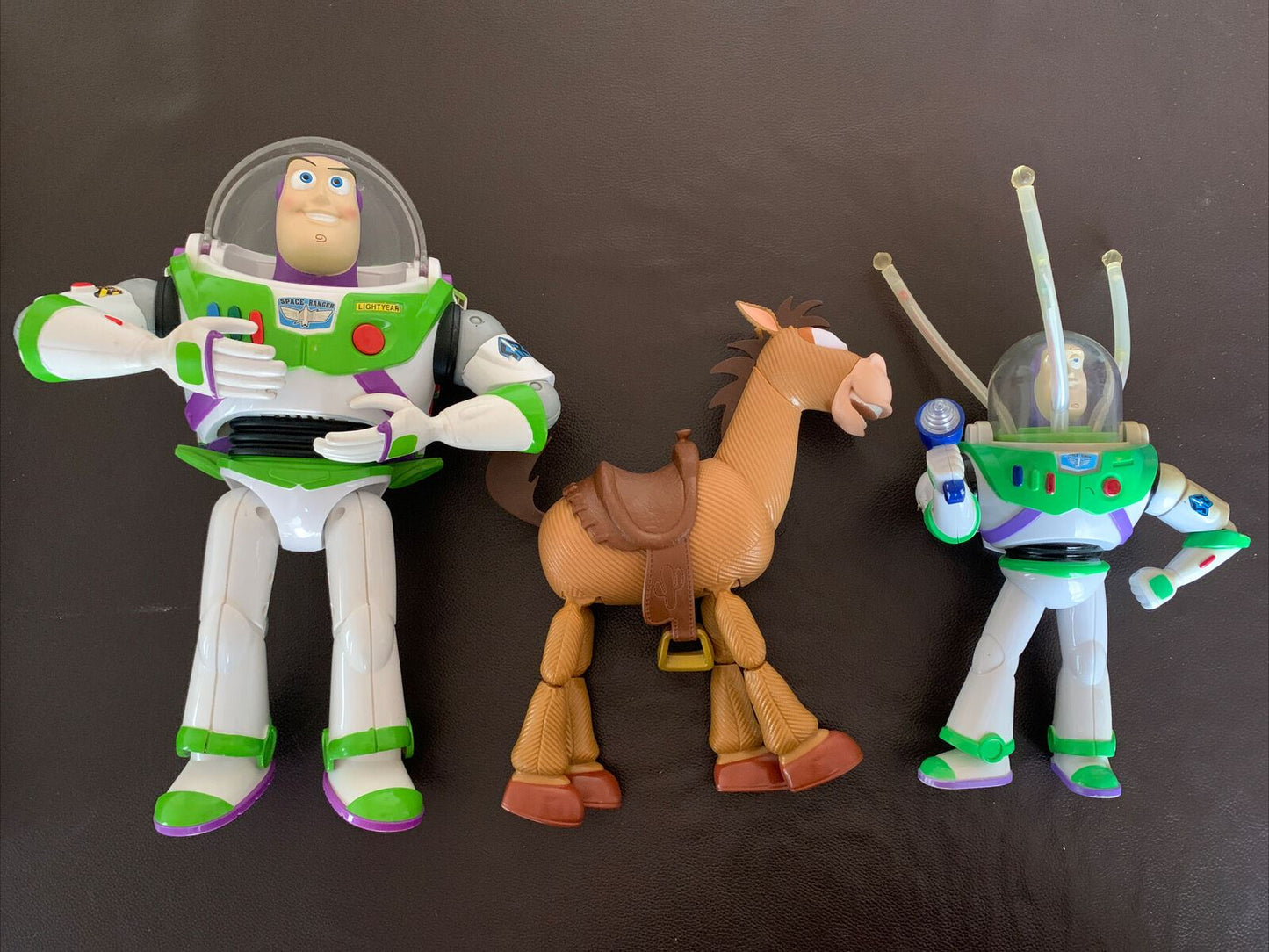 Disney Pixar Toy Story 2x Buzz Lightyear + Bullseye 30cm Action Figure