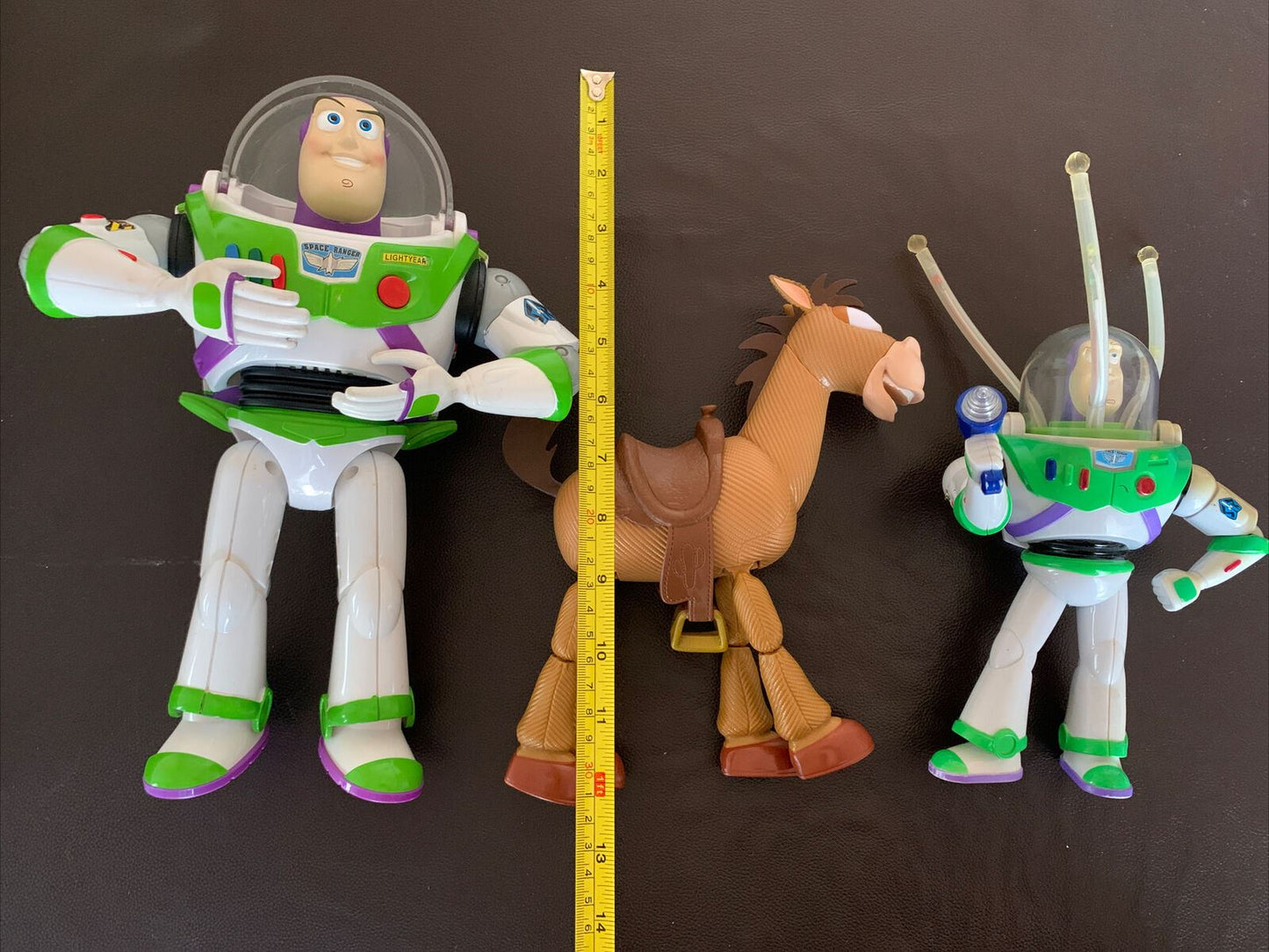 Disney Pixar Toy Story 2x Buzz Lightyear + Bullseye 30cm Action Figure