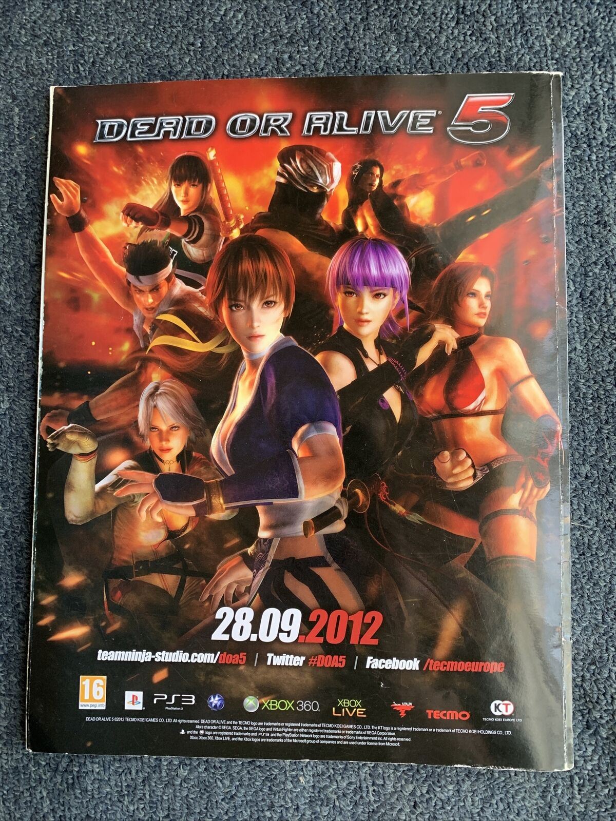 4x Xbox 360 Magazine Borderlands Destiny Deadspace Issue 86, 89, 100, Aug 2012