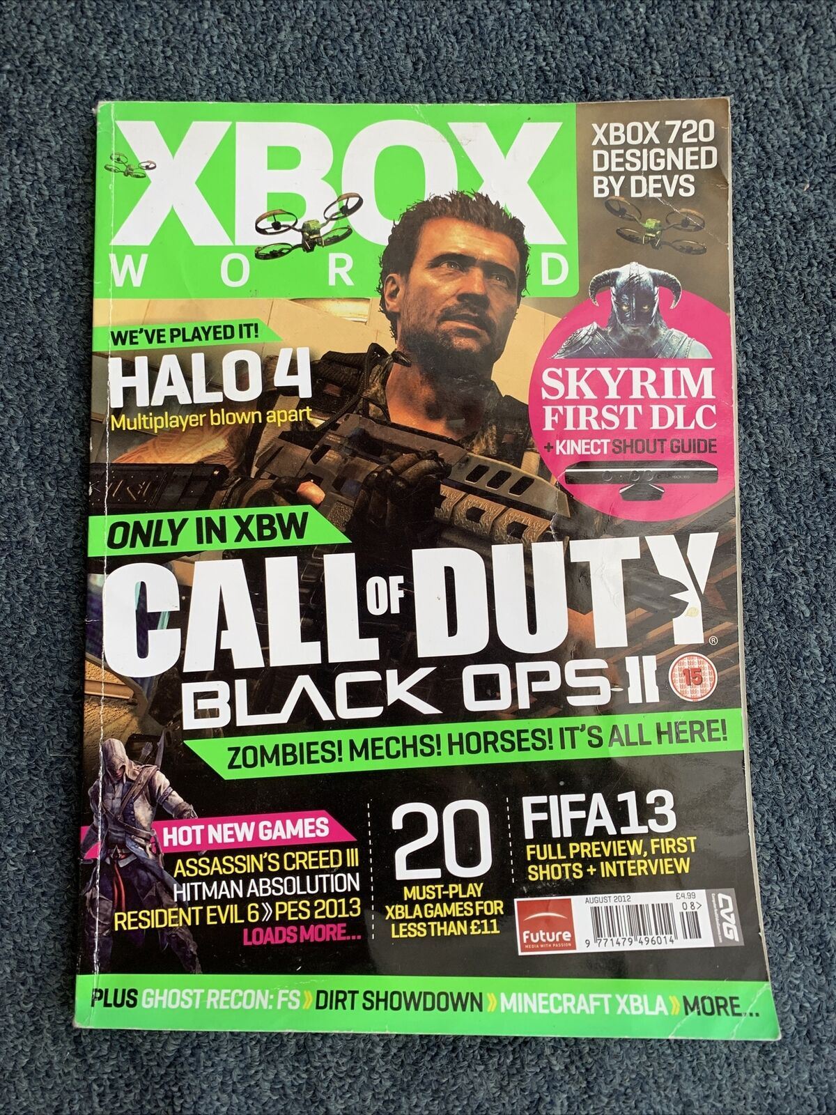 4x Xbox 360 Magazine Borderlands Destiny Deadspace Issue 86, 89, 100, Aug 2012