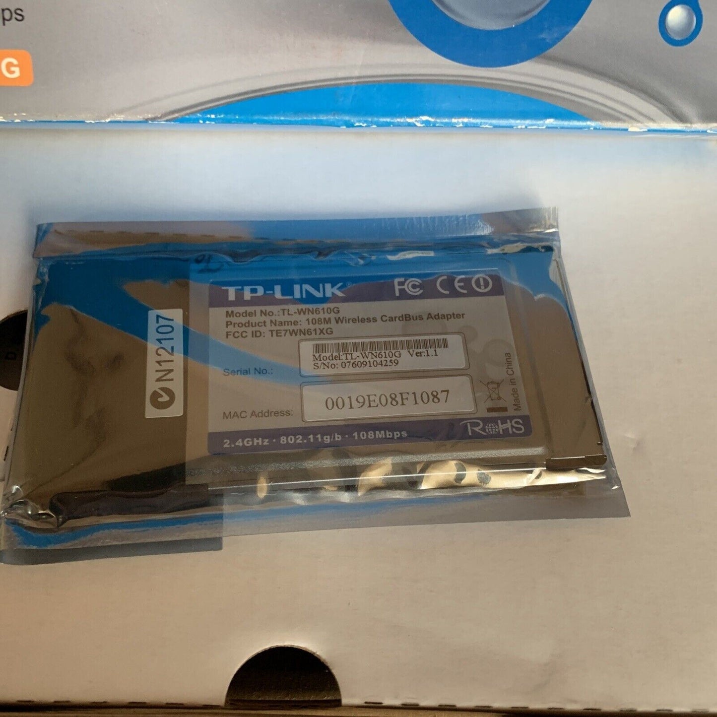 TP-LINK 108M Wireless CardBus PCMCIA Adapter