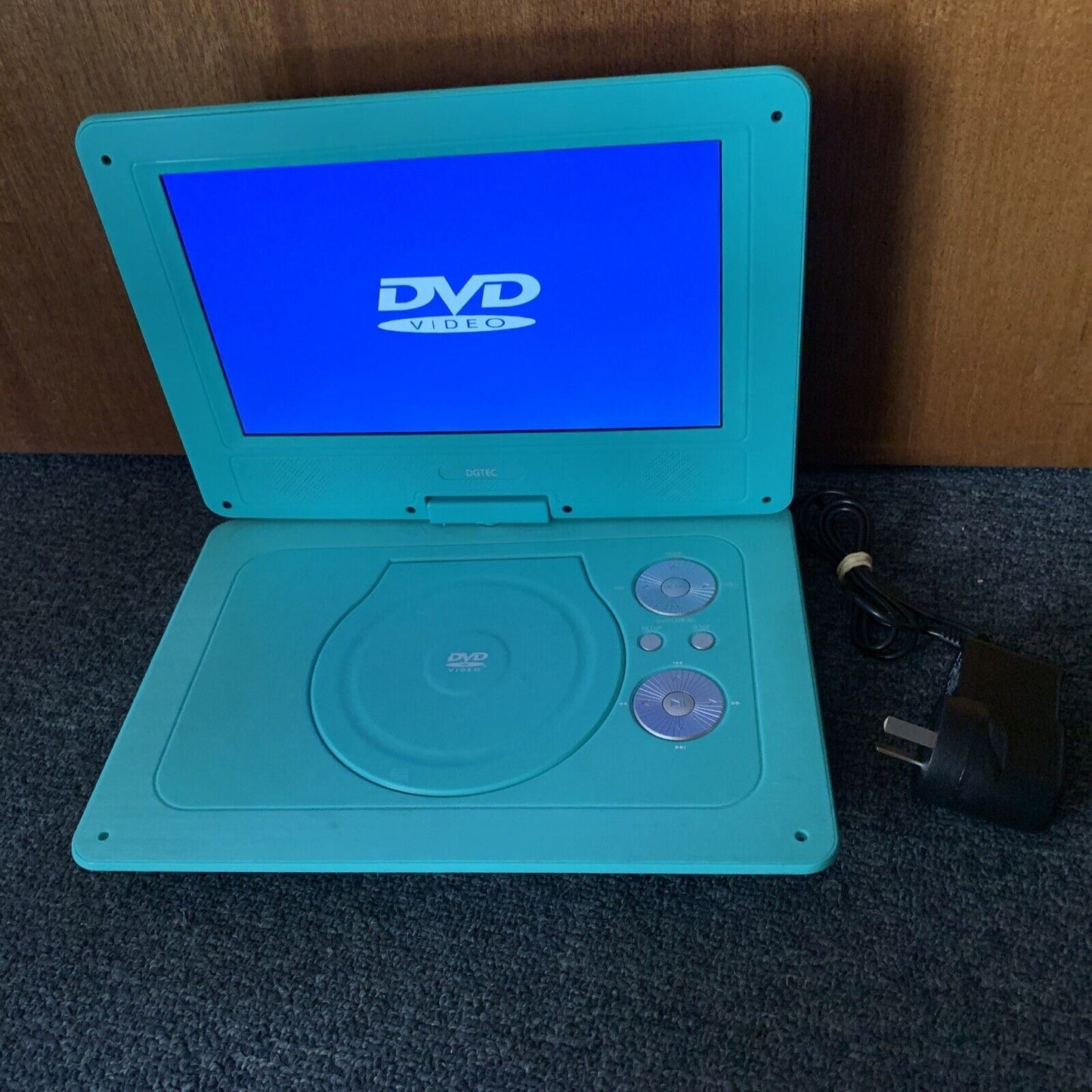 DGTEC 10.1-Inch Portable DVD Player - Blue