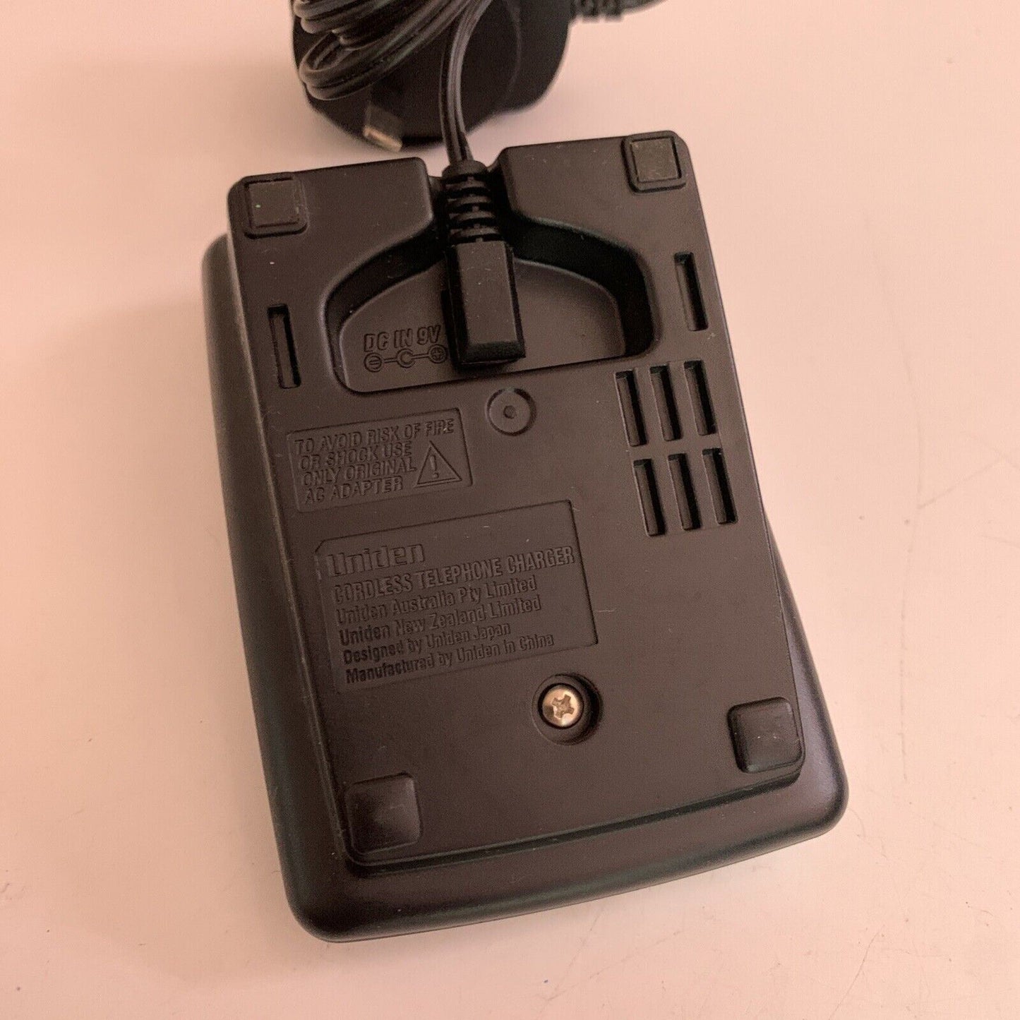 Uniden Cordless Telephone Charger DSS8955 + AC Adapter AAD-600S(M)