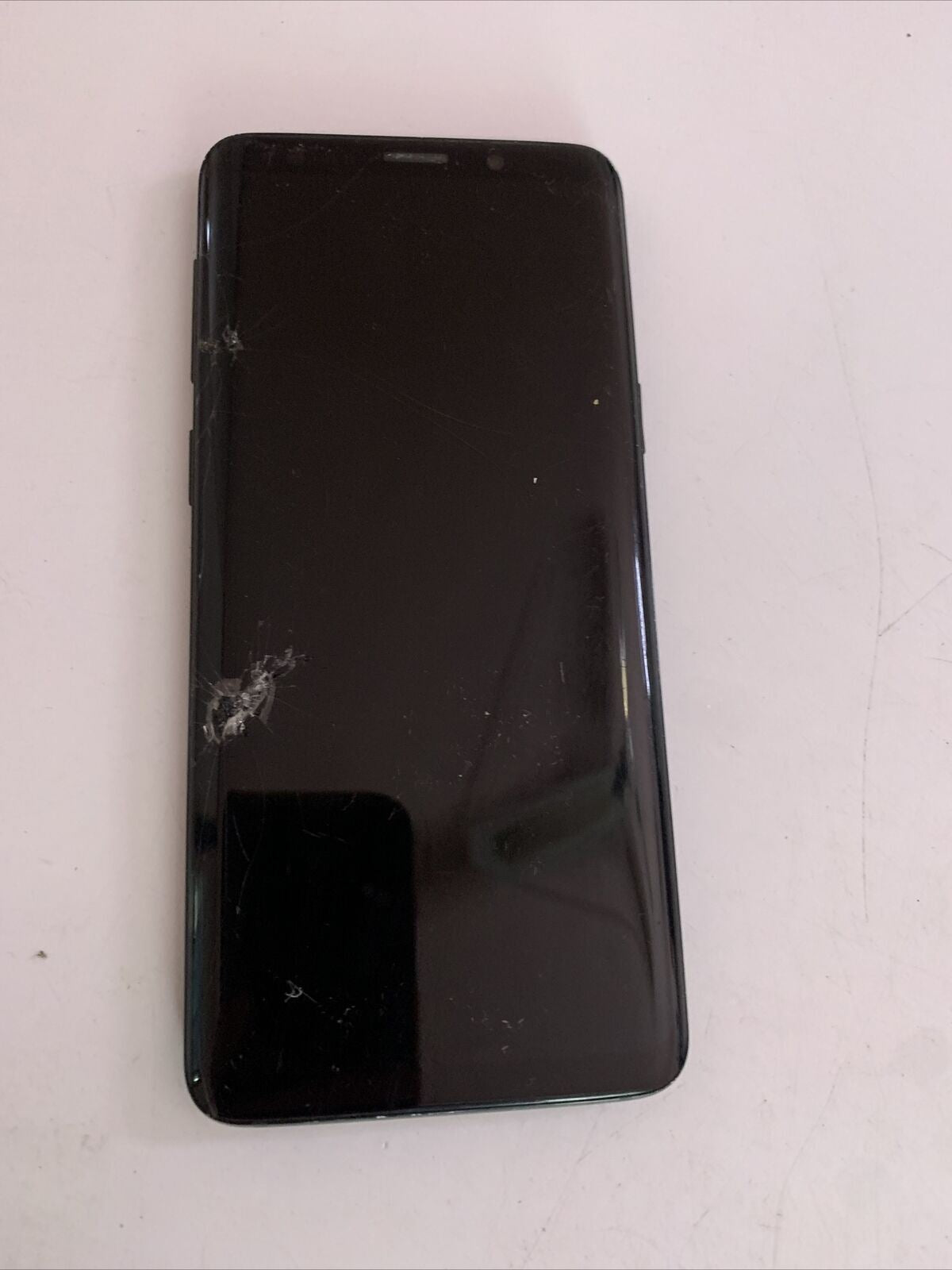 Samsung Galaxy S9 SM-G960 64GB Midnight Black *Cracked Screen Burn In
