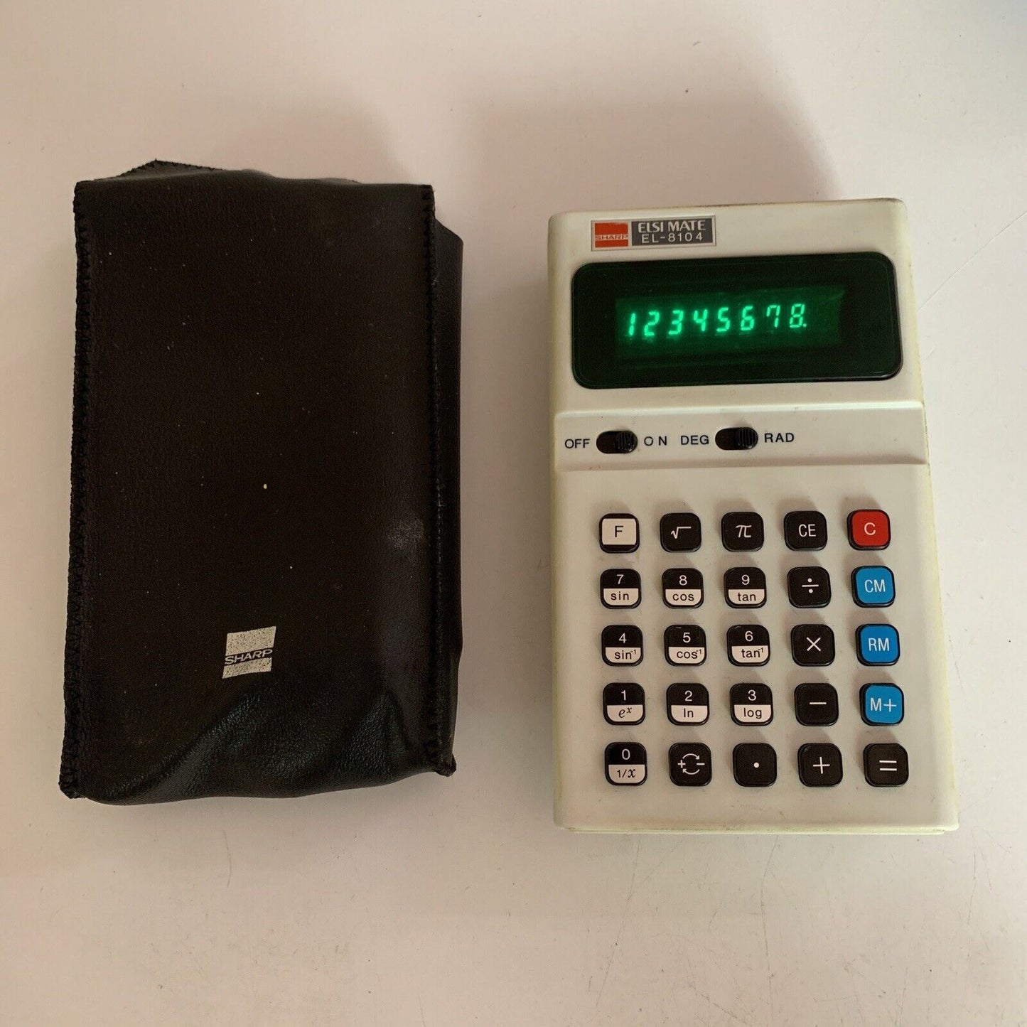 Vintage Sharp ELSI MATE EL-8104 Calculator 1975