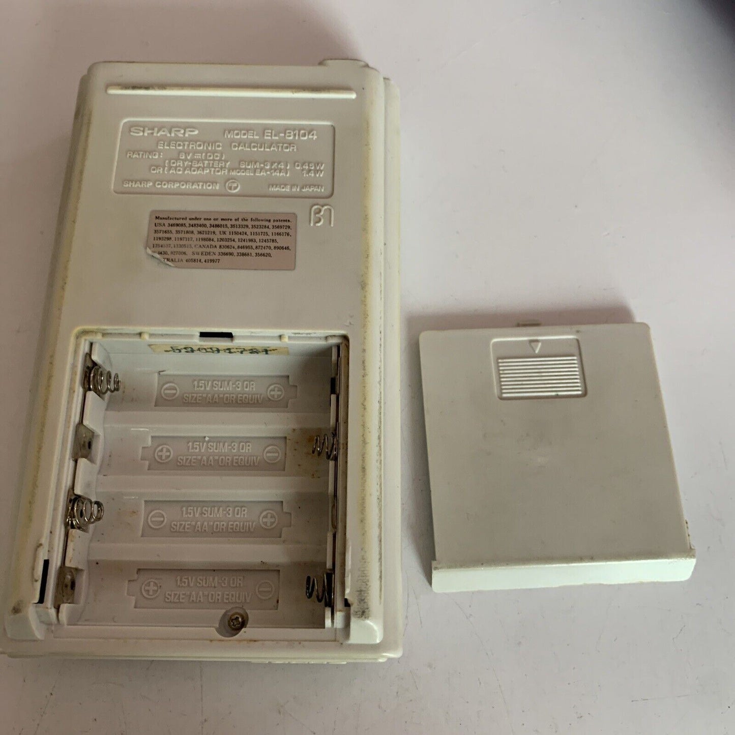Vintage Sharp ELSI MATE EL-8104 Calculator 1975