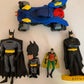 3x Batman, Robin & Batmobile Action Figure - Bobble head, Money Box, Action Fig