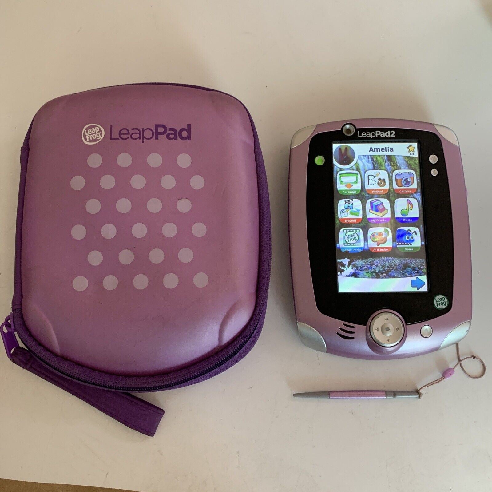 Leap Frog Leap Pad 2 Explorer Kids Learning Tablet Purple – Retro Unit