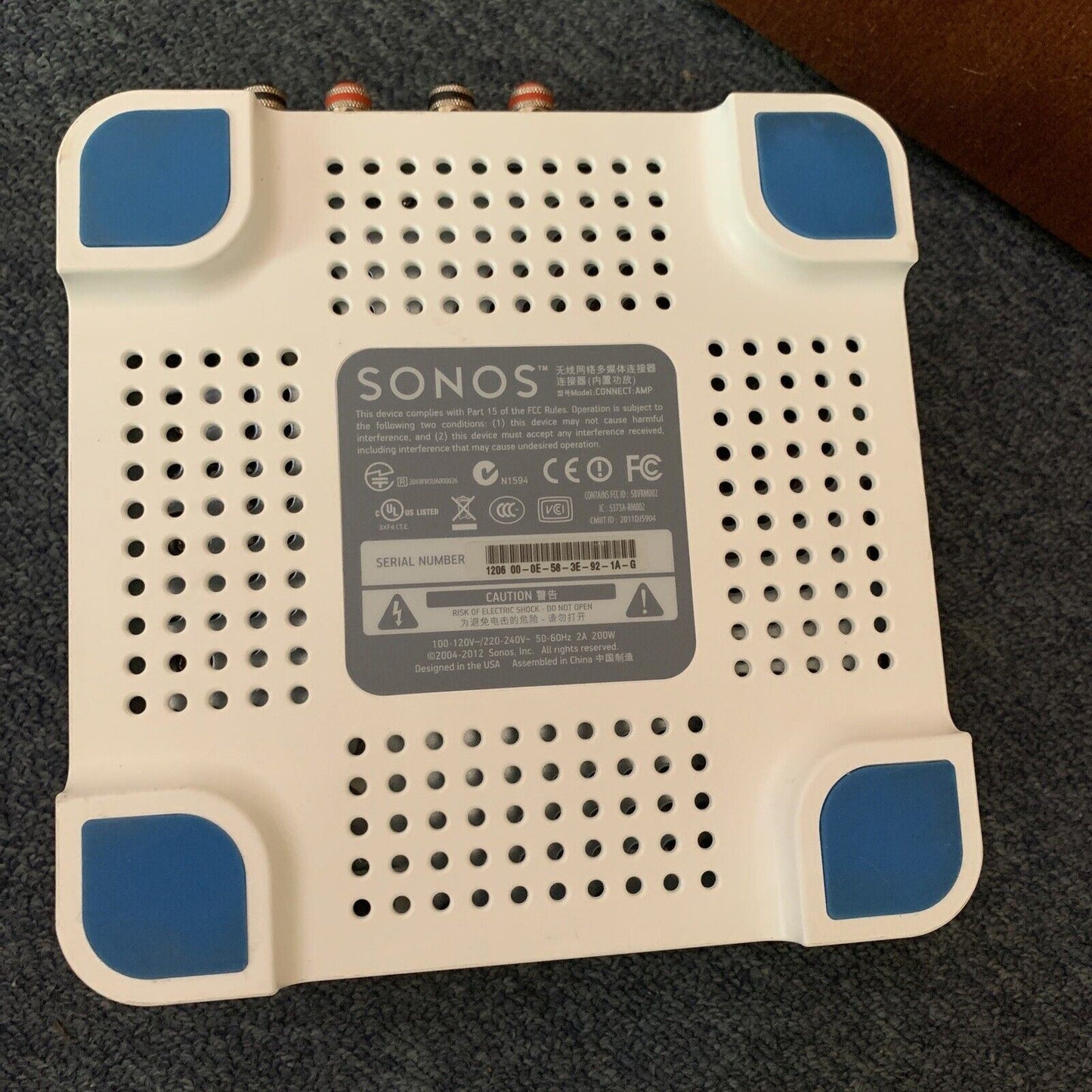 Sonos Connect Amp Digital Media Streamer Gen 1