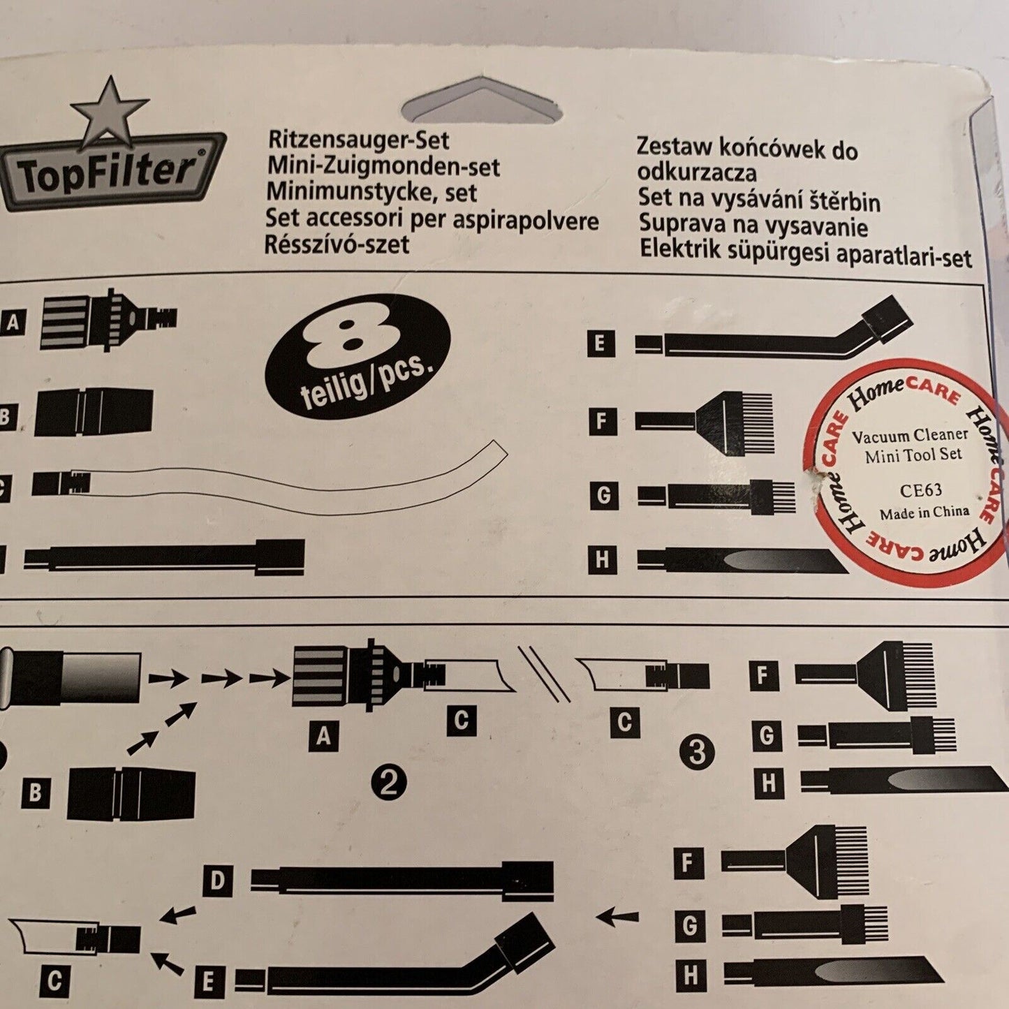 Top Filter Mini Attachments Vacuum Cleaner