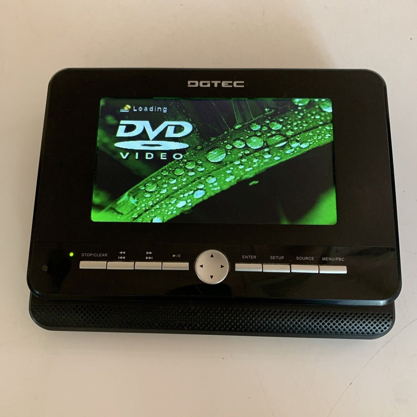 DGTEC 7" Portable DVD Player *For Parts Or Not Working DG-350DSDVD