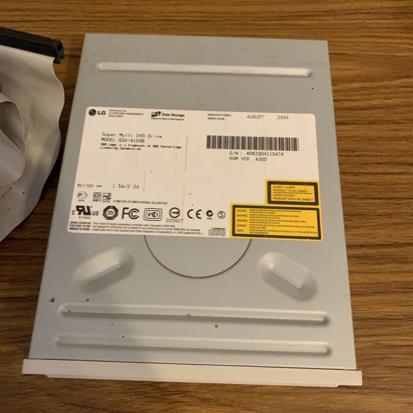 LG Super Multi DVD Drive GSA-4160B DVD-RW IDE