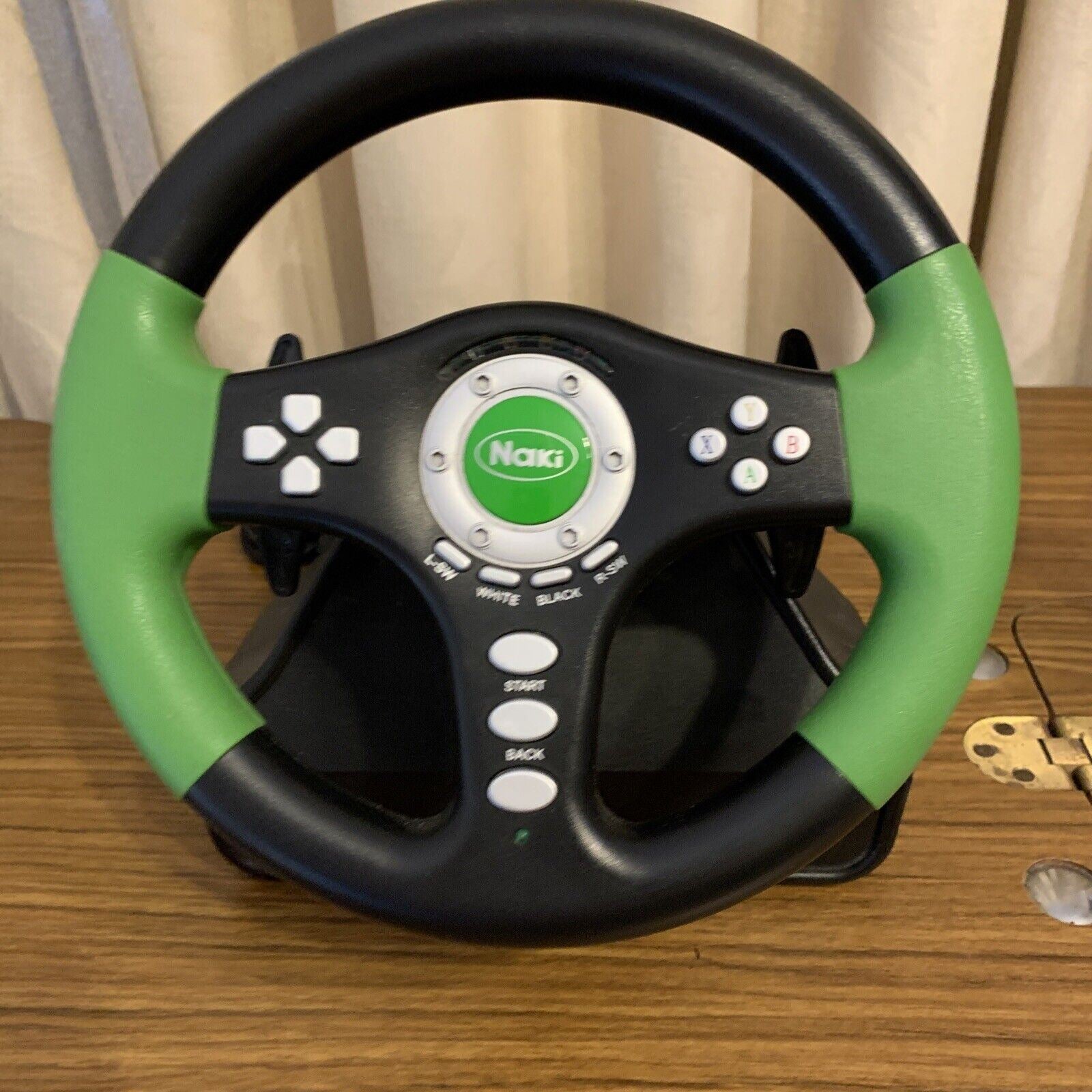 Naki Steering Racing Wheel Controller for Microsoft Xbox Original ...