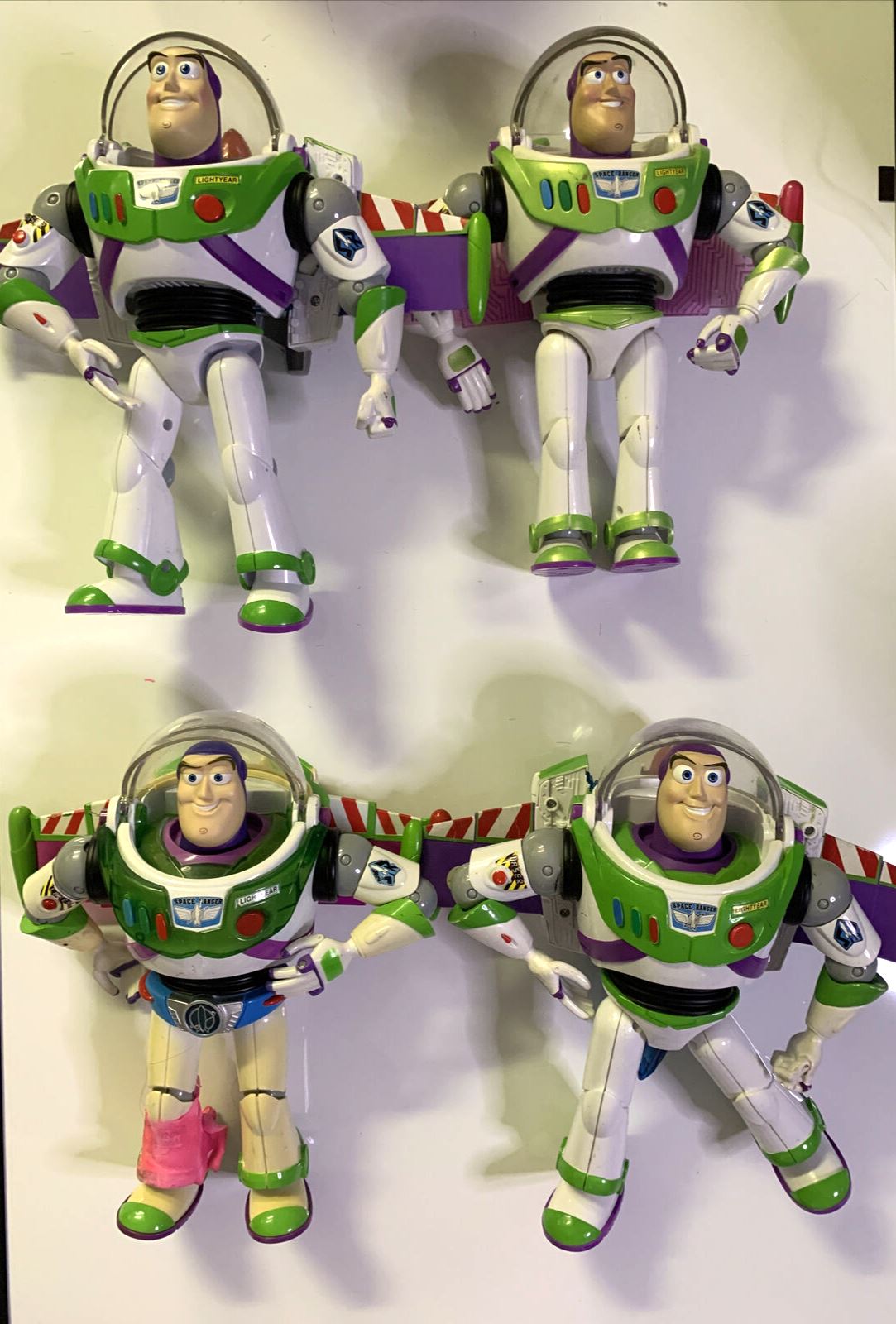 4x Buzz Lightyear Toy Story 30cm 12" Talking With Lights