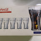 Coca Cola Set of 6 Drinking Glasses Retro Contoured 370ml NEW