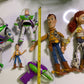 6x Toy Story Figure Buzz Lightyear Woody Jessie - Pull String - Gun Working