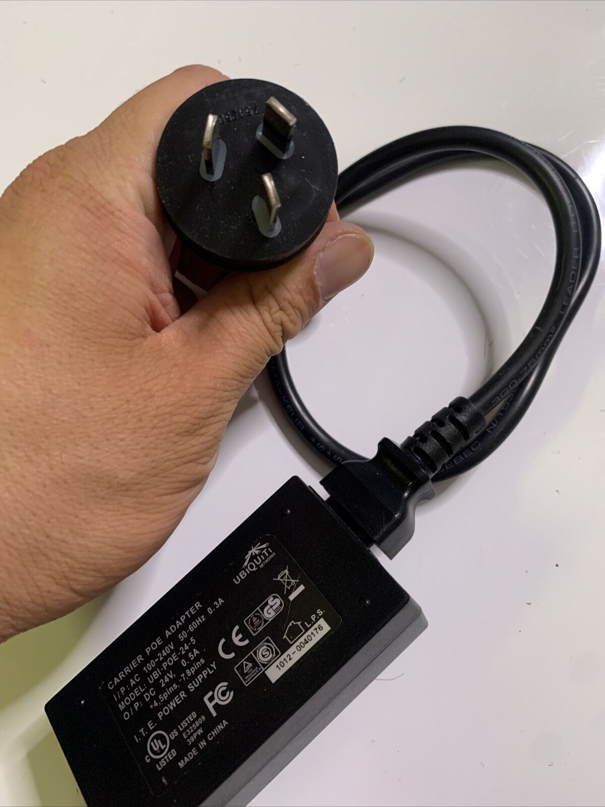 Ubiquiti Networks Carrier POE Adapter UBI-POE-24-5 24V 0.5A