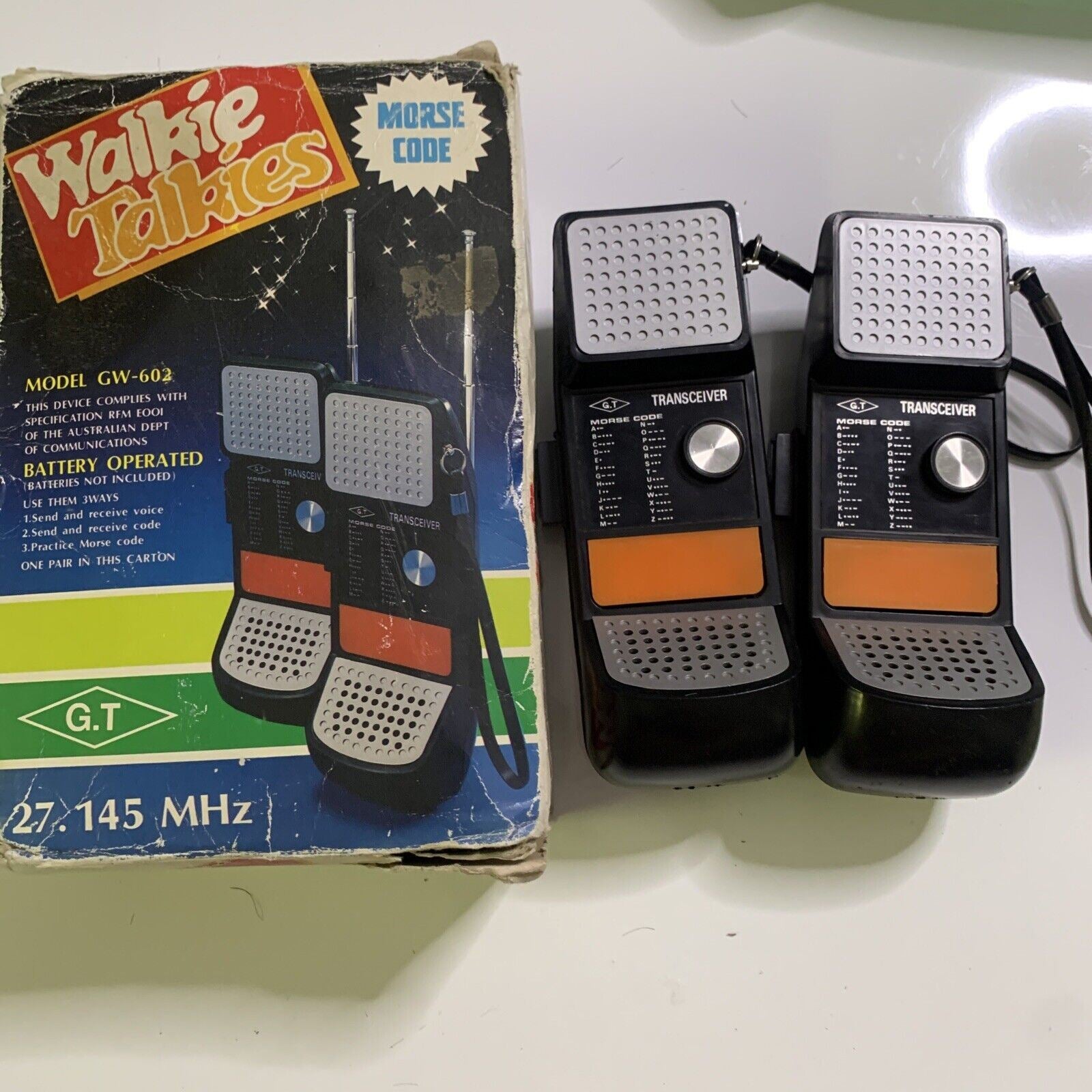 Walkie Talkie Vintage Soundesign Modèle 5143 – Fabriqué Au Japon, état D'occasion