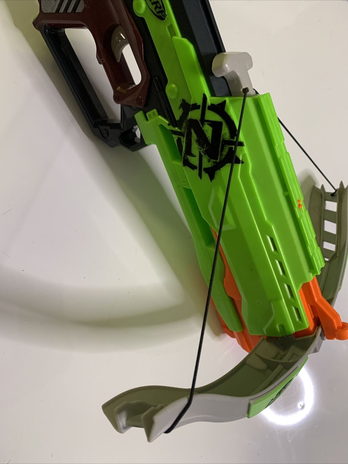 NERF Zombie Strike Crossfire Bow Blaster
