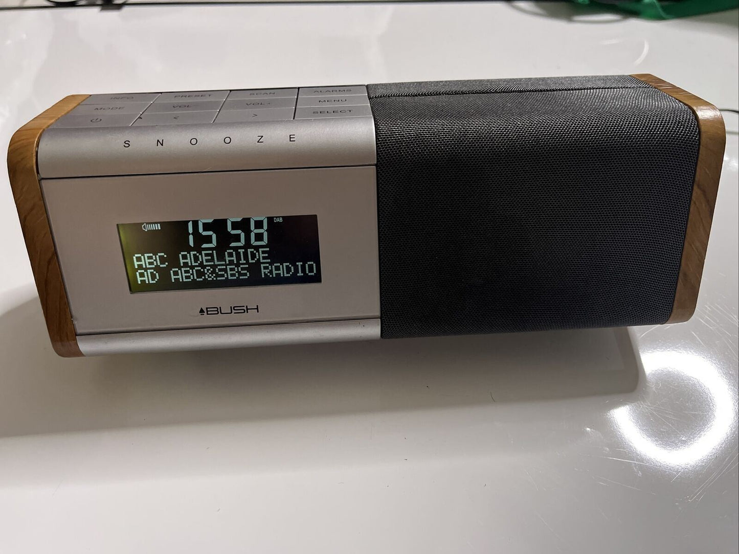 Bush DAB+ Alarm Clock Radio BCR35DABW