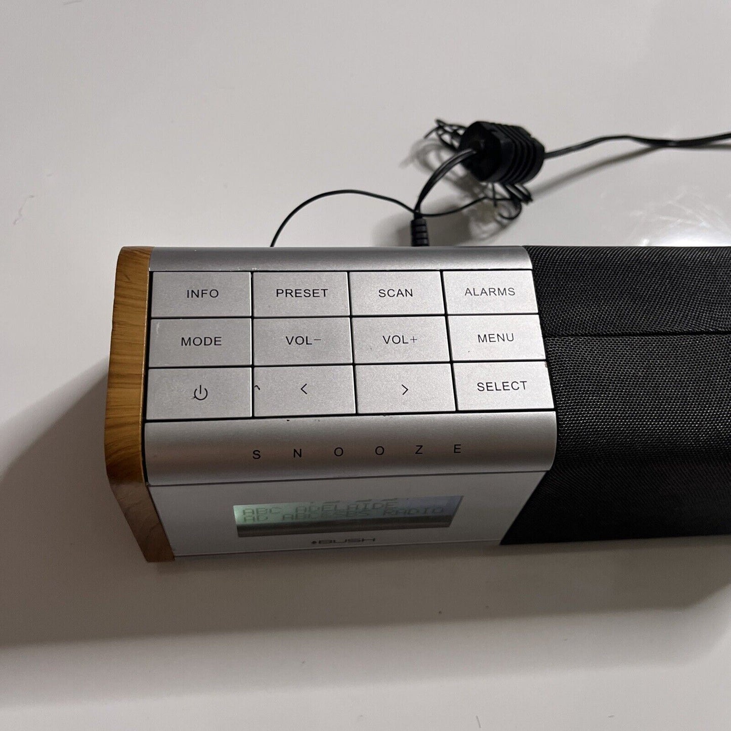 Bush DAB+ Alarm Clock Radio BCR35DABW