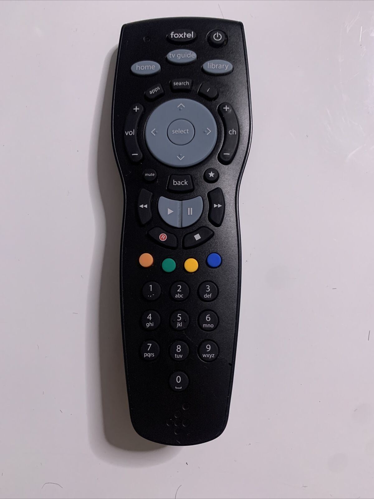 Genuine Foxtel iQ3 Bluetooth Remote Control RC3244001/02BR