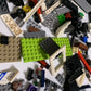 Bulk Genuine Lego Mixed Set 980g Boat Car Wheels Police Plane Pieces