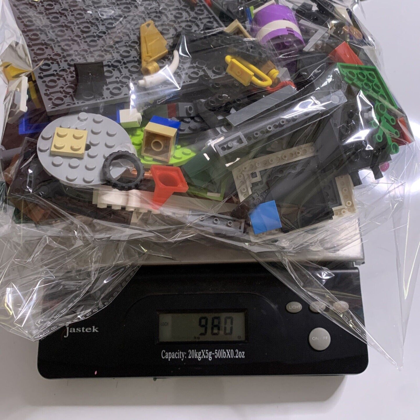 Bulk Genuine Lego Mixed Set 980g Boat Car Wheels Police Plane Pieces