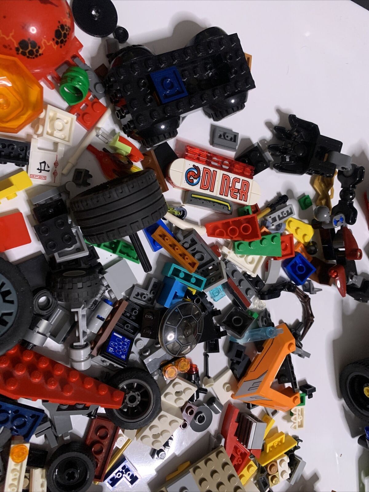 Lego Bulk Lot Drag Racer Truck Technic Bionicle 1.1kg