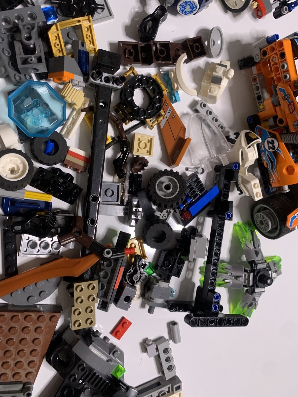 Lego Bulk Lot Drag Racer Truck Technic Bionicle 1.1kg