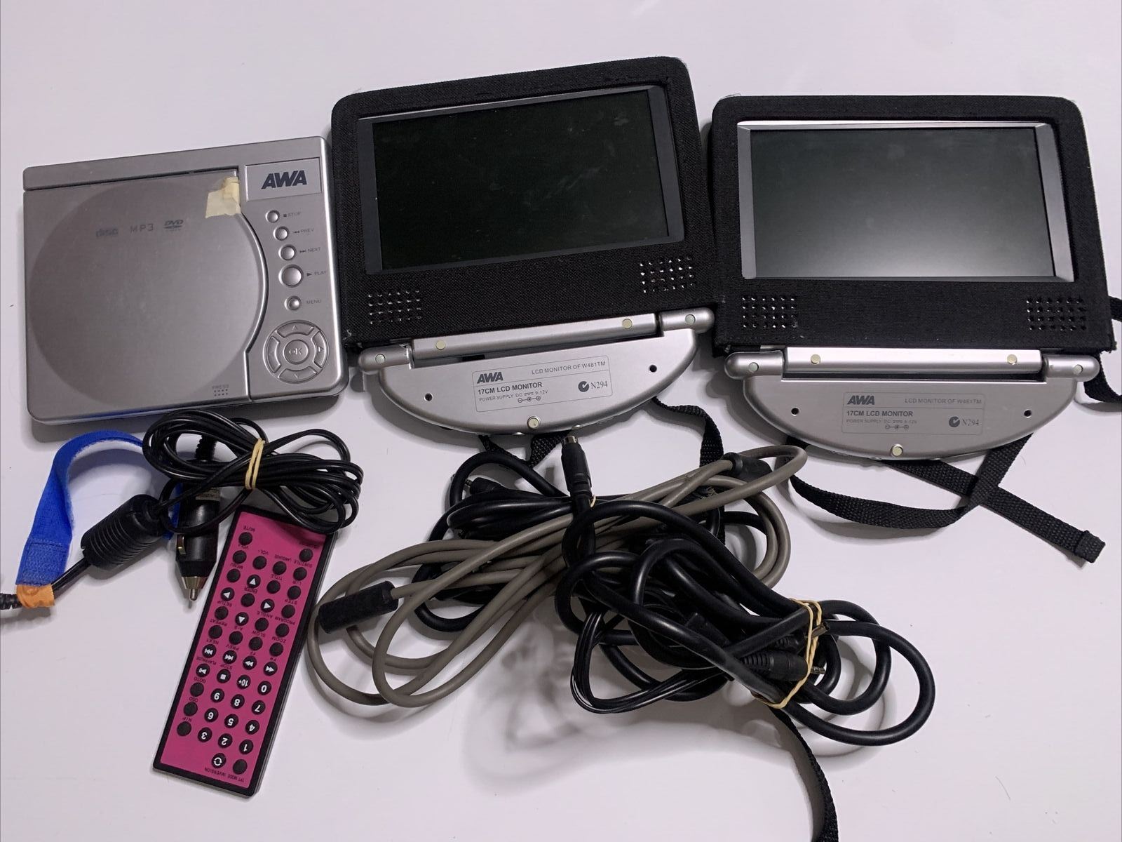 AWA DVD player Dual Screen *For parts or repair – Retro Unit