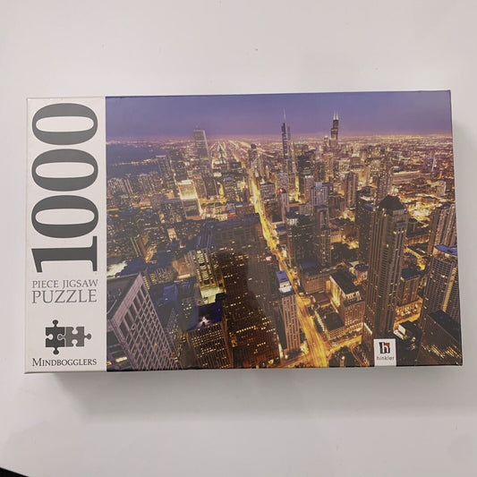 *New Sealed* Chicago At Twilight Mindbogglers Jigsaw Puzzle 1000 Piece