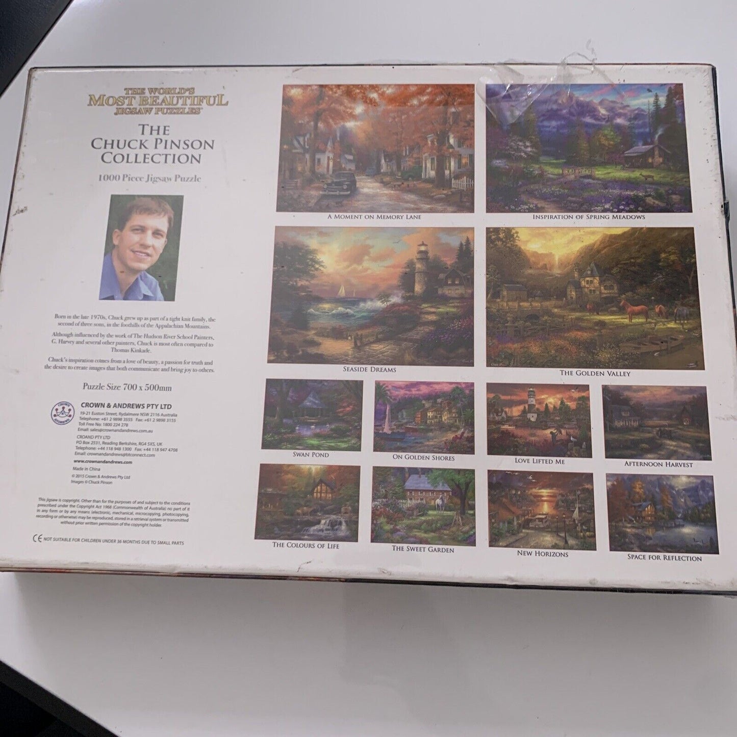 *New Sealed* Chuck Pinson - A Moment On Memory Lane 1000 Piece Jigsaw Puzzle