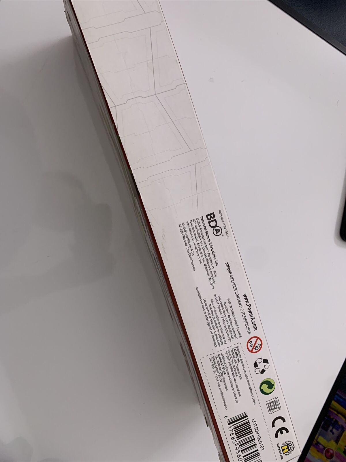 Star Wars Light-Up Lightsaber for Nintendo Wii Yoda Green