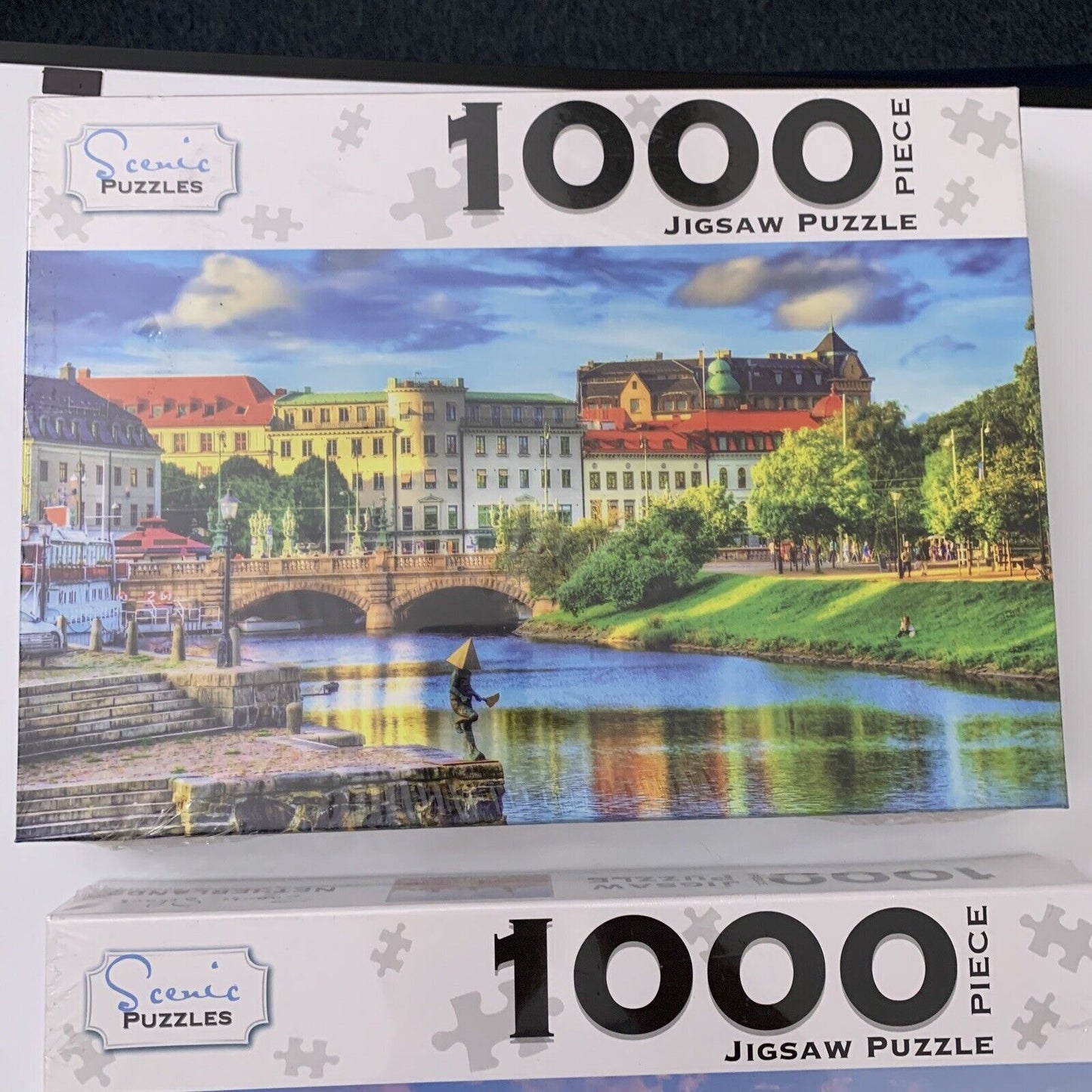 *New Sealed* 2x Scenic Jigsaw Puzzle Sweden & Netherlands 1000 Pieces 70x50 cm