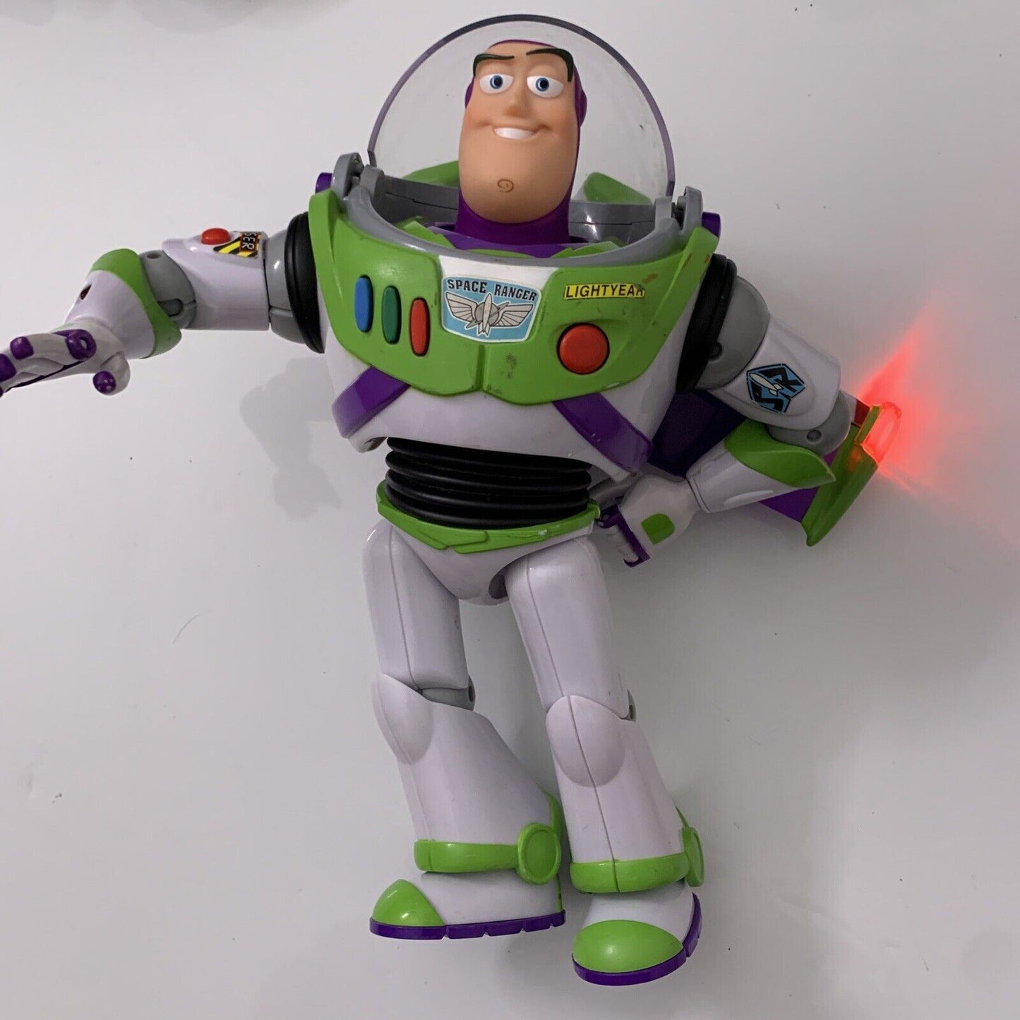 Toy Story Buzz Lightyear & Woody Figure 30cm 12" - buzz speaks & moves head